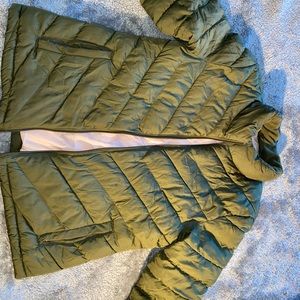 Olive Green Puffer Jacket